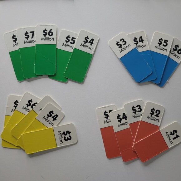 Advance To Boardwalk Replacement Pieces Card Set Instructions Fortune Property - Picture 5 of 7